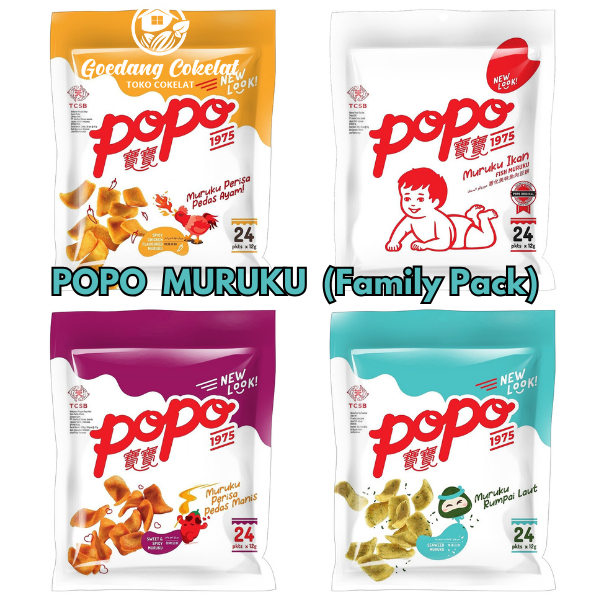 

PoPO Muruku Rasa Ikan Seaweed Spicy Chicken Sweet Spicy Otak-Ku Otakku Maruku Fish / Snack Otak-Otak