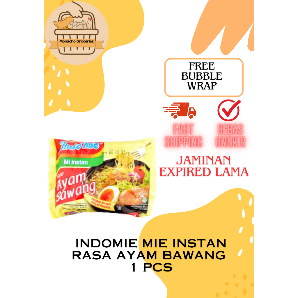

INDOMIE MIE INSTAN RASA AYAM BAWANG 1 PCS