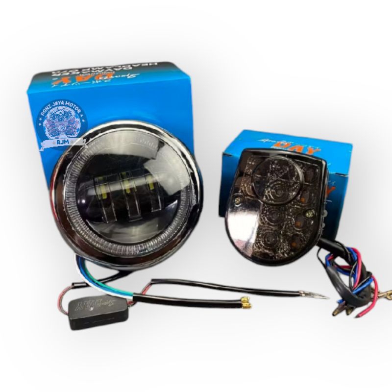 Paket Lampu Depan C70 led Lampu stop led c70