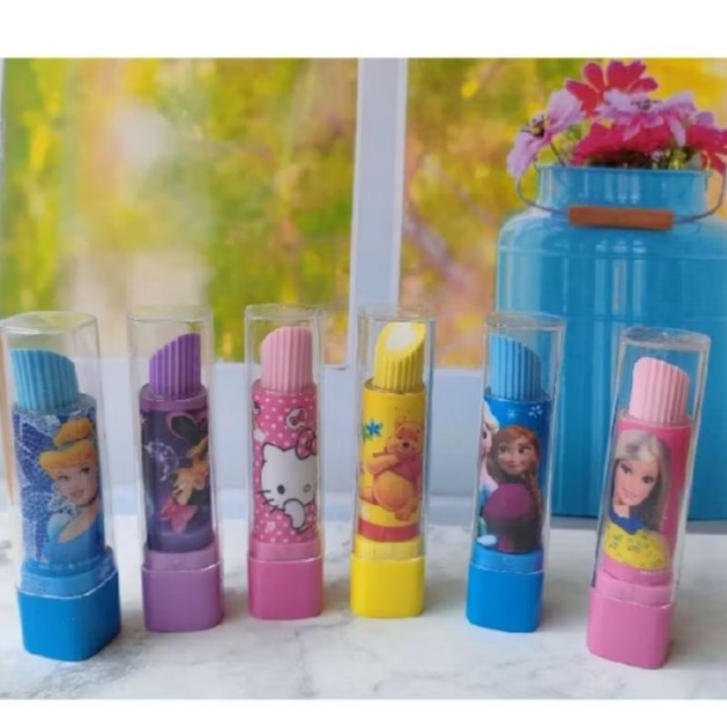 

Penghapus pensil Lipstik/Penghapus Unik Lucu/Alat Tulis Sekolah