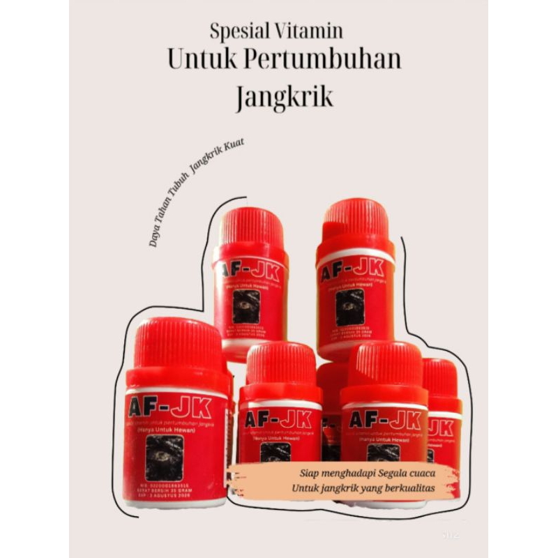❤️AF JK❤️ by Asfi TJ (Vitamin untuk pertumbuhan jangkrik