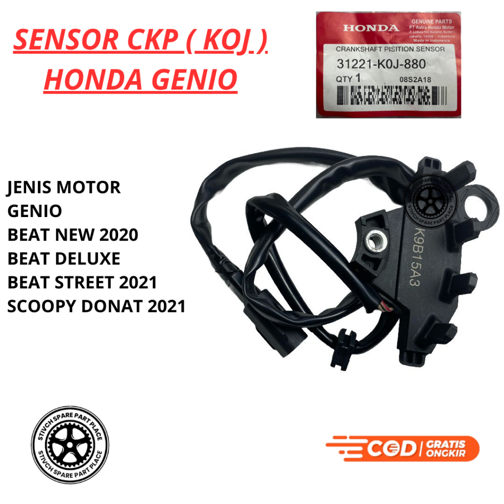 SENSOR CKP SCOOPY 2020 / GENIO 2020 / BEAT NEW 2020 / BEAT DELUXE / BEAT STREET 2020-2024/SENSOR CKP
