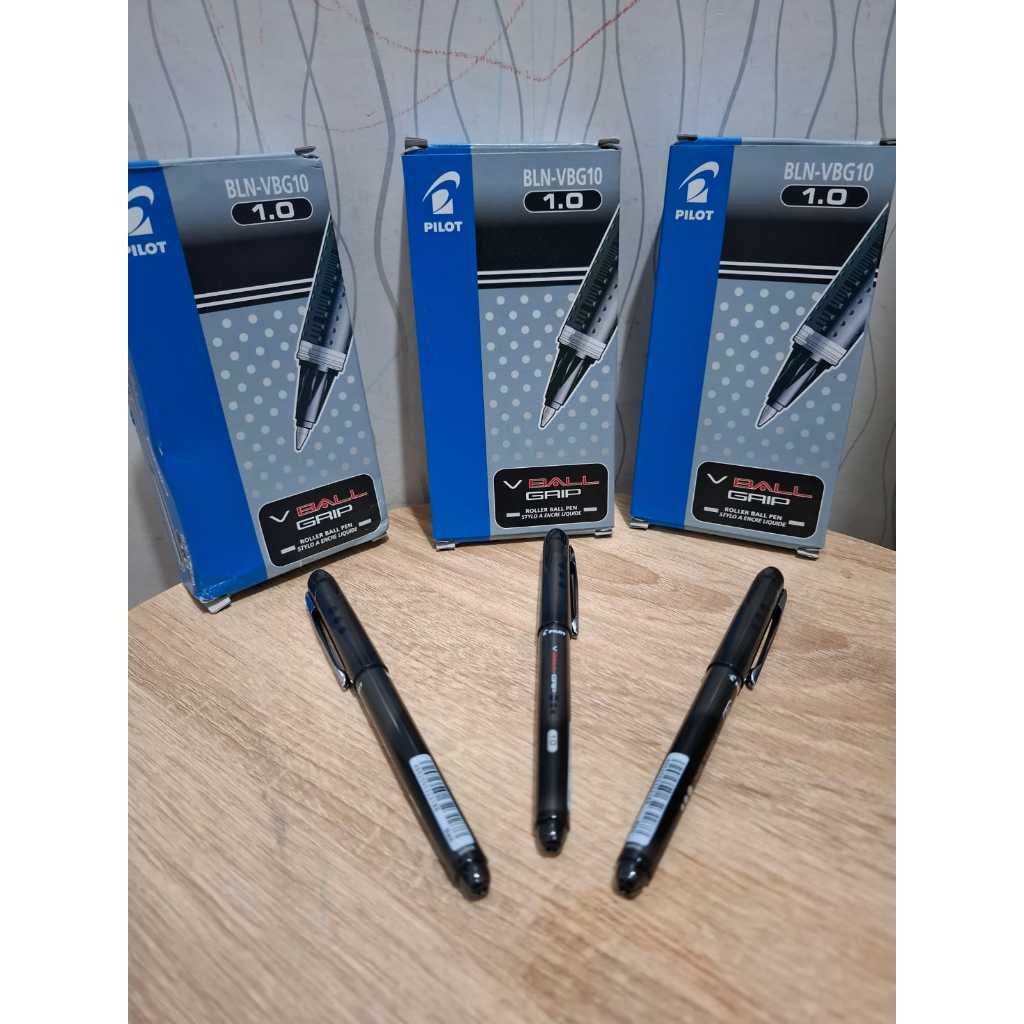 

Pilot Pulpen Tanda Tangan V Ball Grip 1.0 BLack Ink / Pulpen Tanda Tangan Pilot 1.0