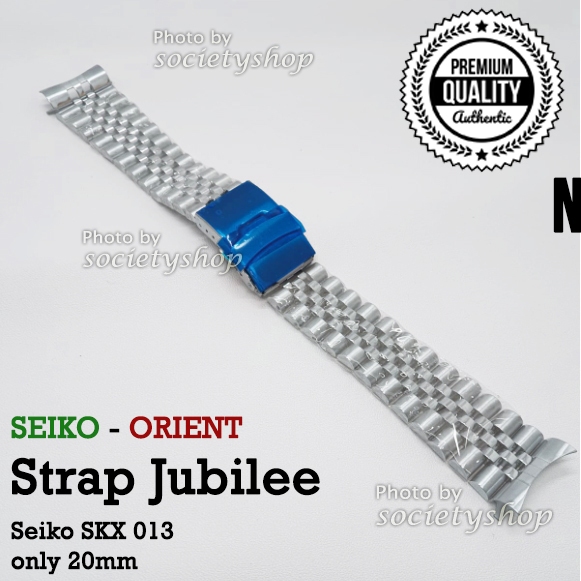 Jubilee STRAP Rantai Jam Tangan Seiko Skx 013 skx13 Watch 20mm tali 20