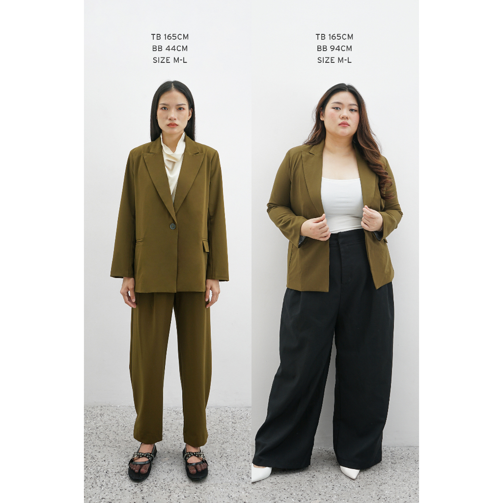 Kivee - Audrey Blazer / Oversized Blazer Wanita