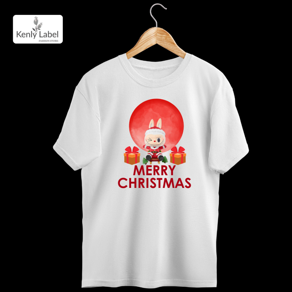 Kaos Natal Labubu, Kaos Natal Unik, Kaos Tema Natal, Kaos Labubu Natal, Kaos Labubu, Kaos Natal Anak