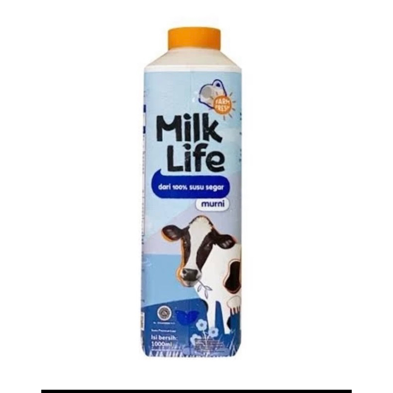 

Milk Life susu UHT full cream 1l