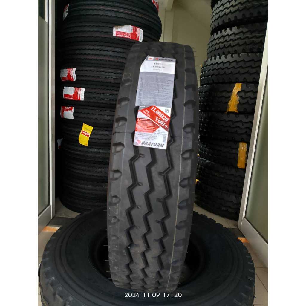 BAN KAWAT DURATURN 1100 R 20 SET , 18 PR KOMPLIT)