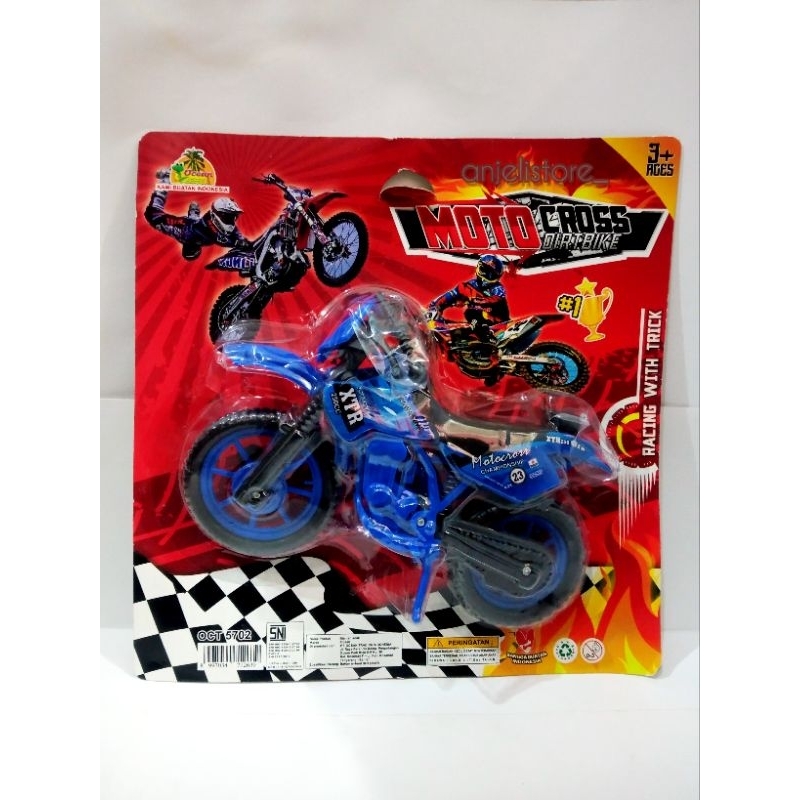 MAINAN MOTOR CROSS / MOTOR CROSS SET / MAINAN ANAK SEPEDA MOTOR