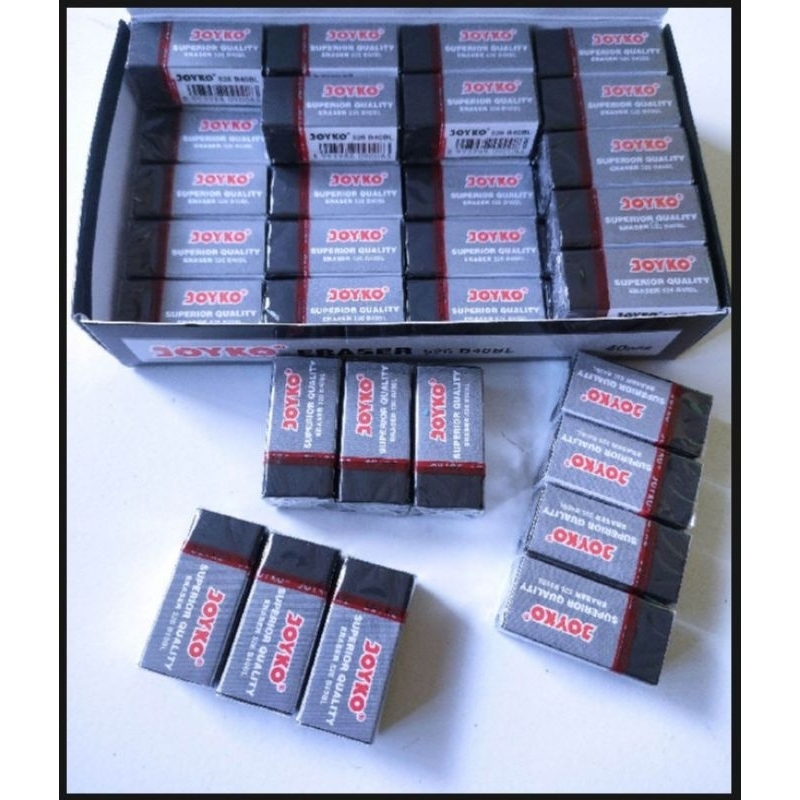 

PENGHAPUS PENSIL JOYKO ER-110 ISI 10 PCS/PENGHAPUS HITAM