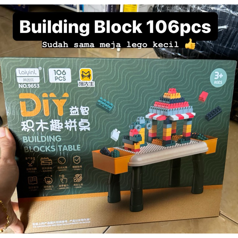 Mainan anak building blocks dark meja lego