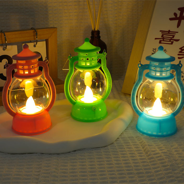 Evrydaygift Lampu Lentera Led Dekorasi Ramadhan Minimalis / Lampu Meja Lentera Lilin Halloween Natal