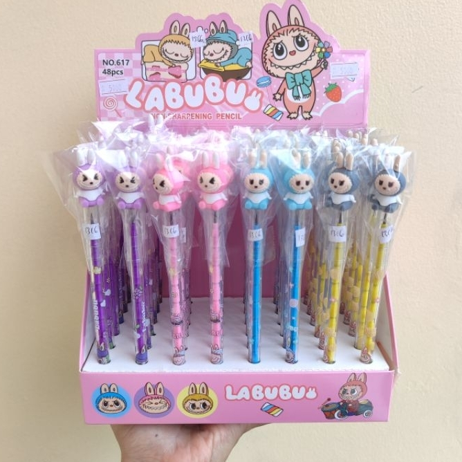 

PENSIL LABUBU KARAKTER/SUSUN (6PCS)