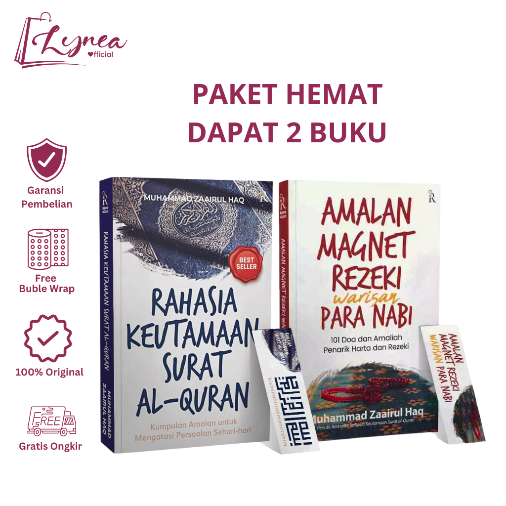 [PAKET HEMAT] Buku Amalan Magnet Rezeki dan Rahasia Keutamaan Surat Al-Quran