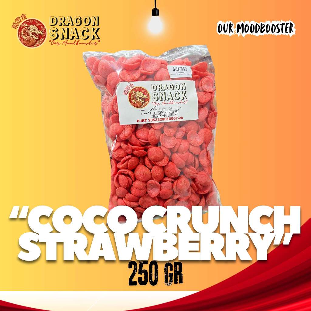 

COCO CRUNCH STRAWBERRY 250GR (DRAGON SNACK)