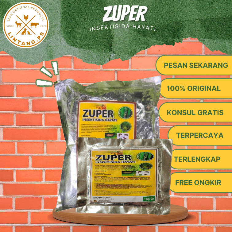 Insektisida Zuper 1Kg - Insektisida Organik - Pupuk Organik - Pupuk tanaman - Insektisida Tanaman - 