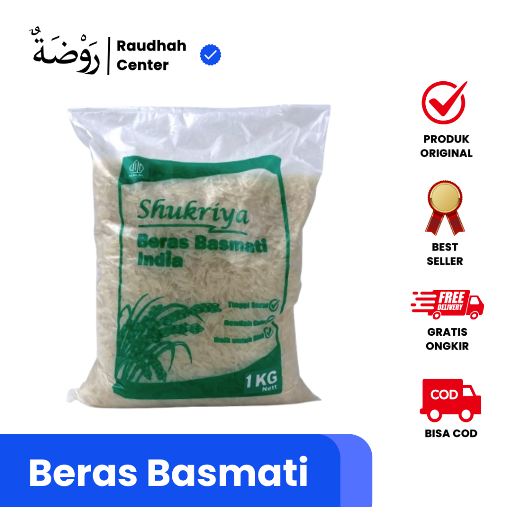 

Beras Basmati Shukriya 1Kg Untuk Nasi Kebuli Nasi Mandhi Nasi Biryani