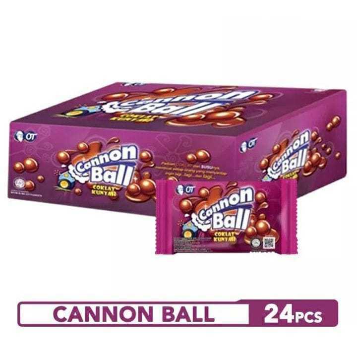 

Canon Ball Cannon Ball Coklat Kunyah 1 box isi 24