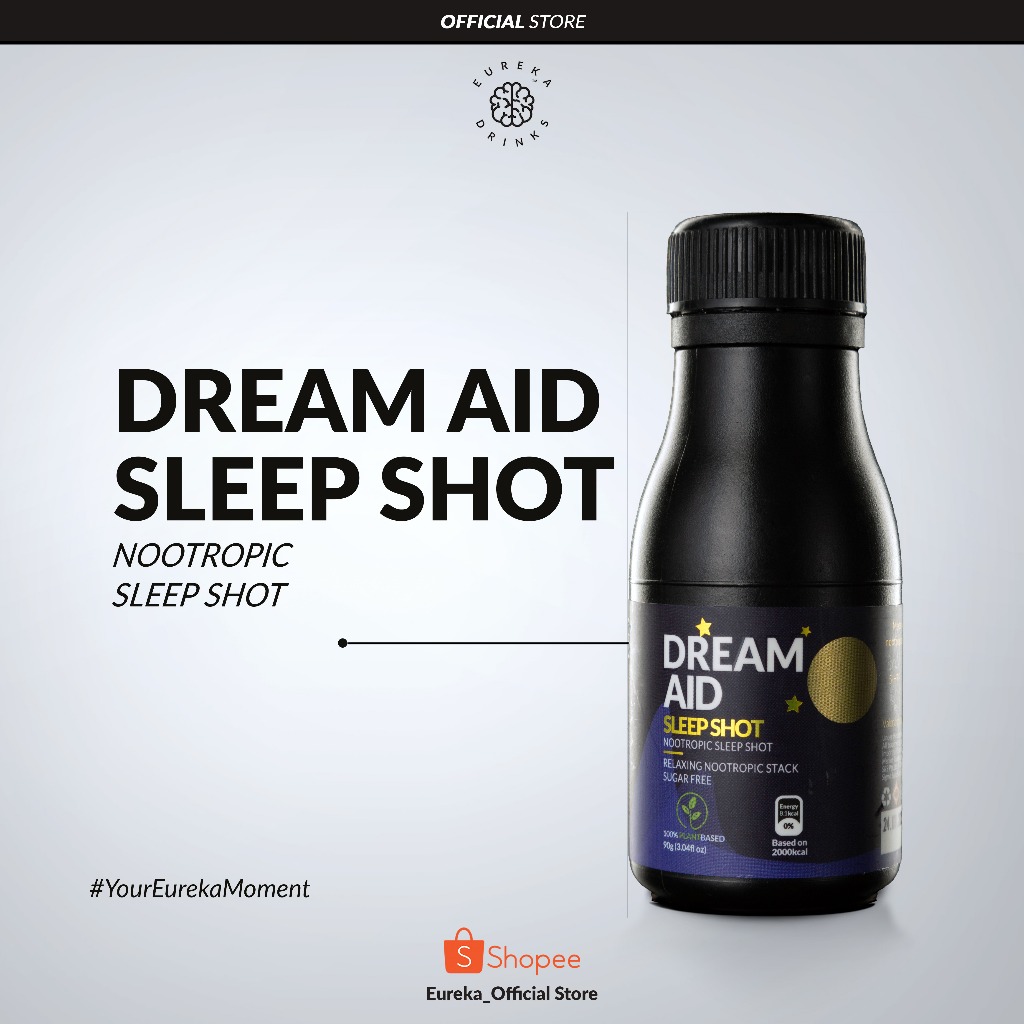 

Eureka Drinks, Dream Aid Shot 90ML (Nootropic Sleep Shot)