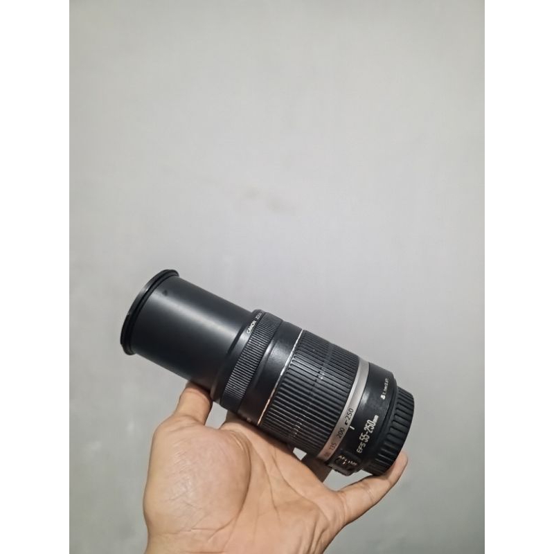 lensa tele Canon second minus jamur