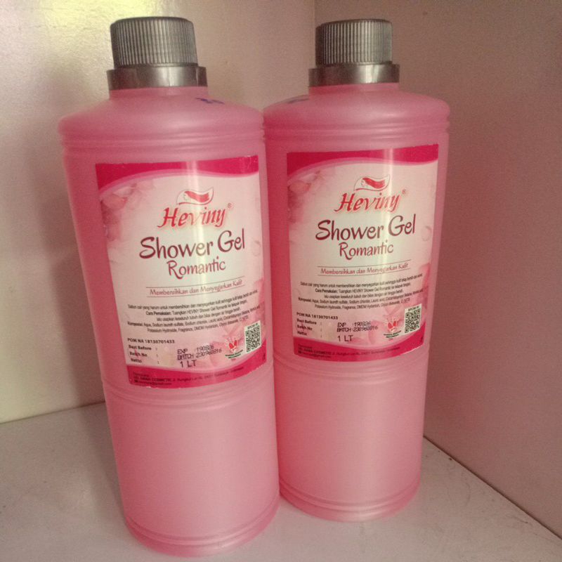 HEVINY SHOWER GEL 1L ROMANTIC