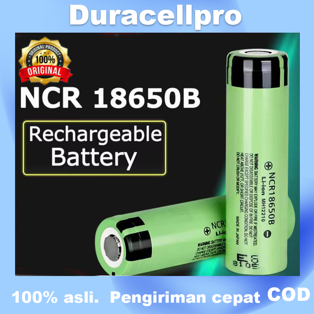 Baterai 18650 3.7V Ncr 18650B battery Lithium Li-ion NCR 18650 1800MAH baterai lithium