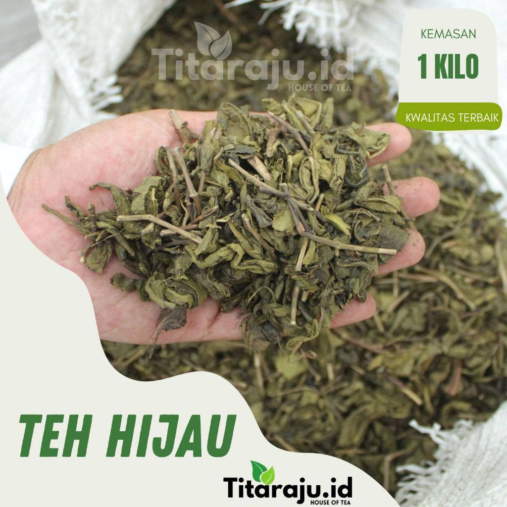 

Teh Hijau Taraju 1 Kg 4 Pcs Tanpa Campuran Original TITARAJU.ID