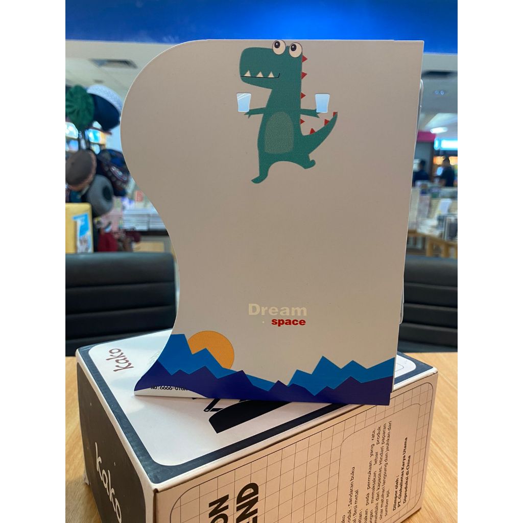 

Gramedia - KAKO BOOKEND ACCORDION 6666-010A-D HAPPY DINO