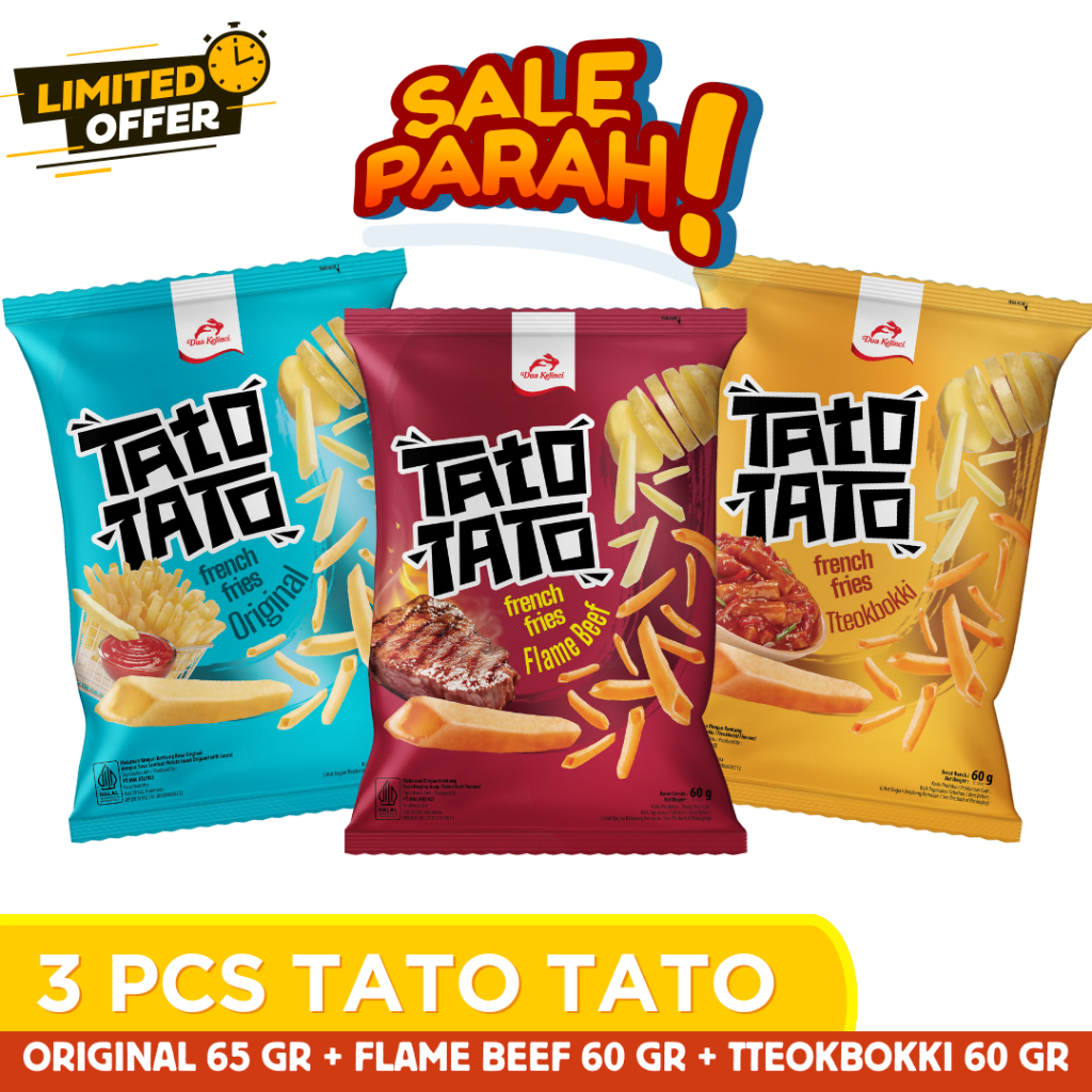 

3 PCS TATO TATO