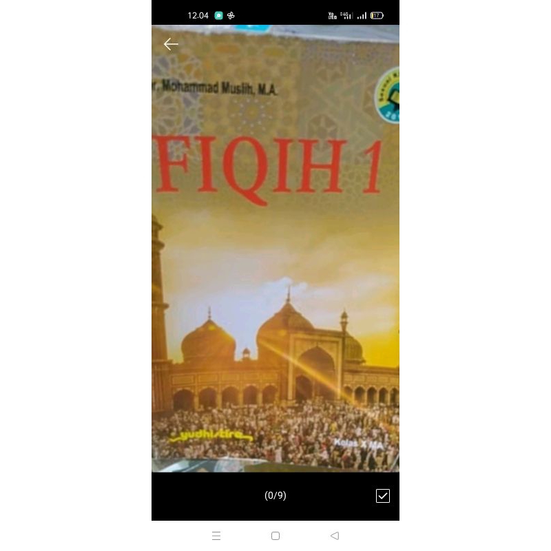 buku fiqih kelas 10 penerbit Yudhistira