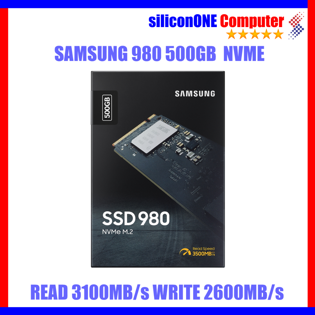 Samsung SSD 980 - 500GB M.2 NVME PCIe