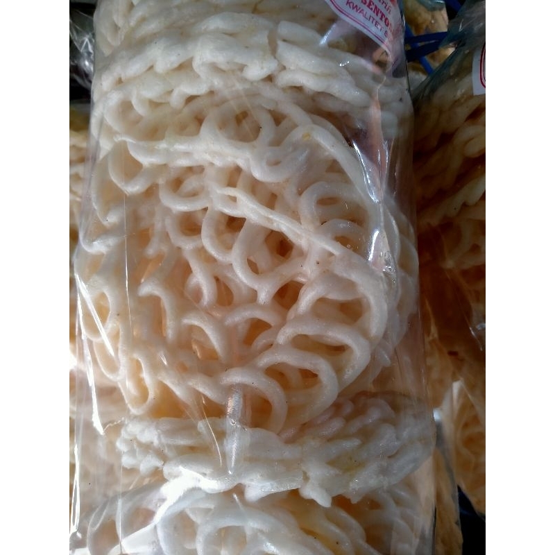 

krupuk uyel krupuk lauk krupuk mawar rasa bawang