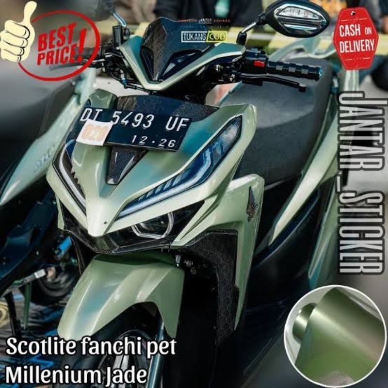 sticker / Skotlet milenium jade candy