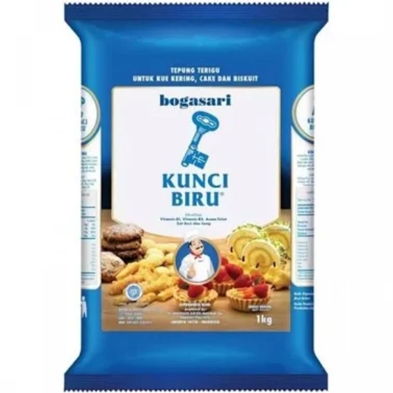 

Tepung Terigu KUNCI BIRU 1Kg