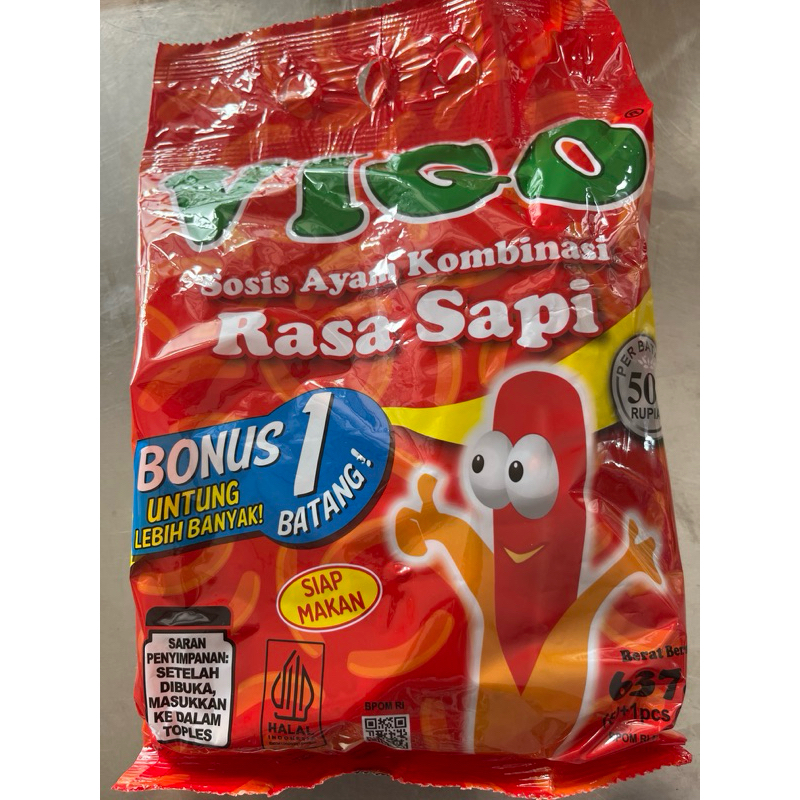 

sosis vigo rasa sapi siap makan