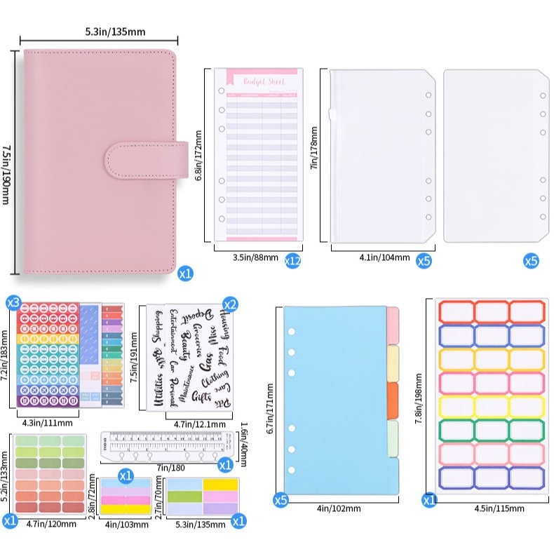 

A6 Statistik Akun Buku Penulisan Kulit Buku Buku Lepaskan Buku Tanda Lembar Magnetic Lock Buku Penulisan