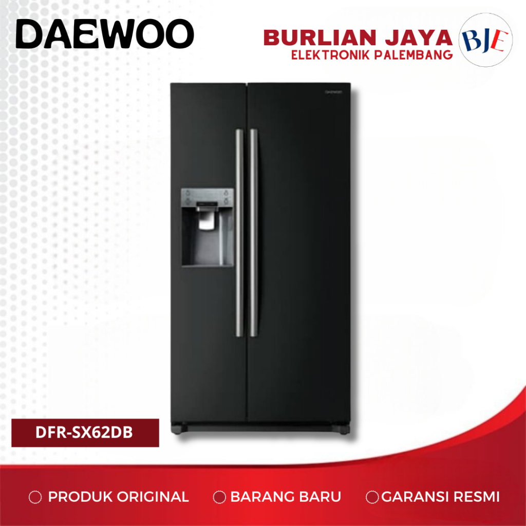 KULKAS SIDE BY SIDE DAEWOO DFR-SX62DB KULKAS SIDE BY SIDE DISPENSER PALEMBANG