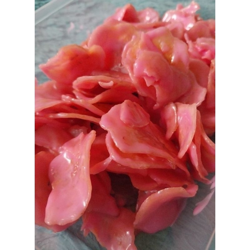 

Keripik Pisang Strawberry Lumer 100gr (pouch)
