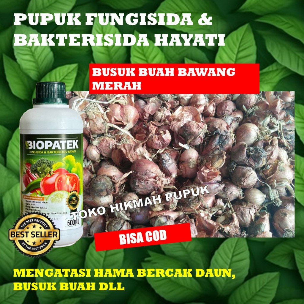 (REKOMENDED) BIOPATEK FUNGISIDA HAYATI Obat Busuk Buah Pada Bawang Merah - Obat Layu Pada Tanaman Ba