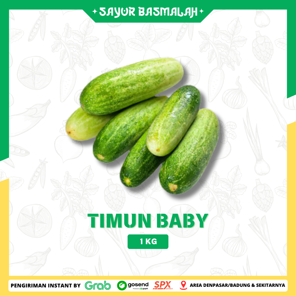 

Timun Baby 1kg - Sayur Basmalah