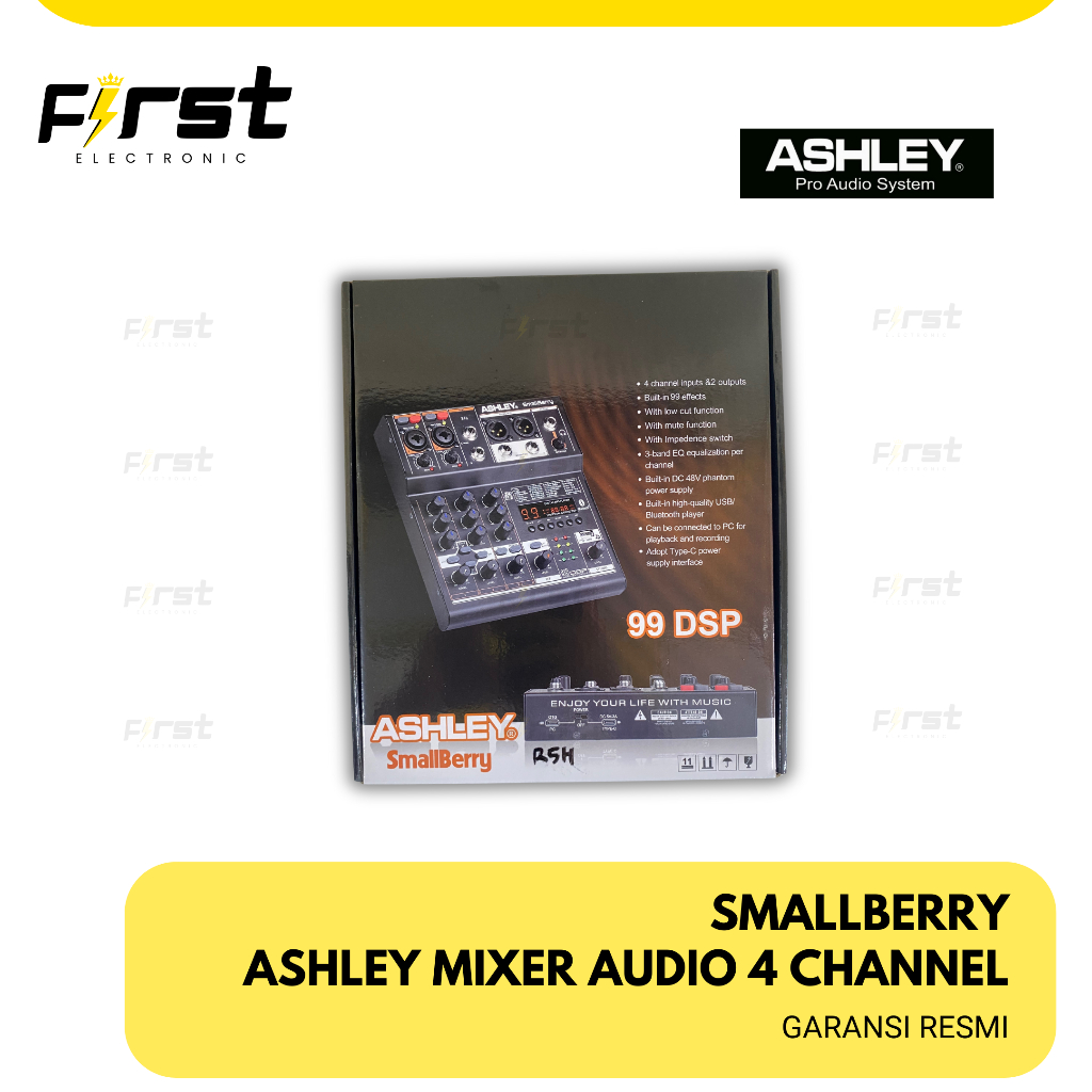 ASHLEY Smallberry Mixer Audio 4 Channel Original