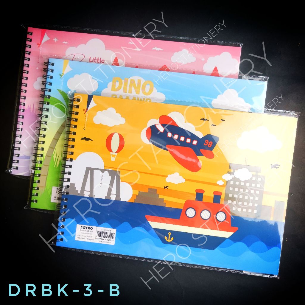 

Buku gambar polos 30 lembar soft ring joyko DRBK-3-B