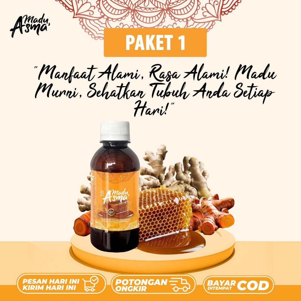 

Madu Asma' Sehatkan Tubuh Anda Setiap Hari (Paket 1)