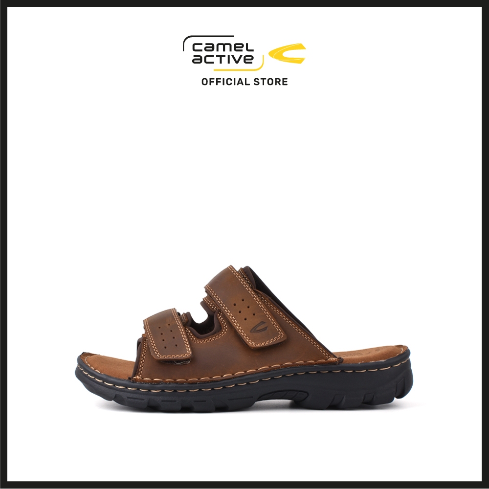 Camel Active FRUDGE leather wide strap Men Shoes Brown 892270-ES3SV-3