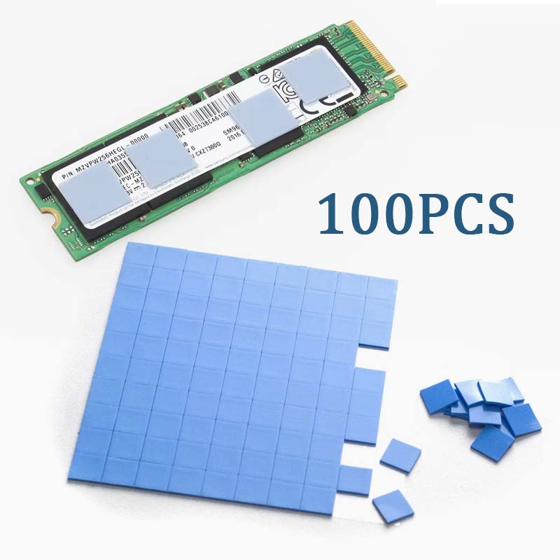 Thermal Pad Potong Silicone Thermal Pad 10cm X 10cm X 1mm Cpu Gpu Processor Vga Heatsink Silicone