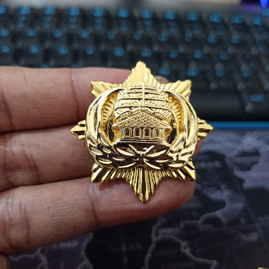 Pin korpri sinar model tumpuk / pin ASN / pin korpri terbaru [ foto asli ]