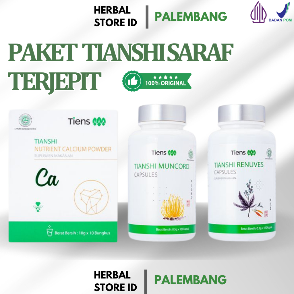 [TERLARIS] Paket Produk Tiens Untuk Obat Saraf Terjepit Kejepit | Bisa COD