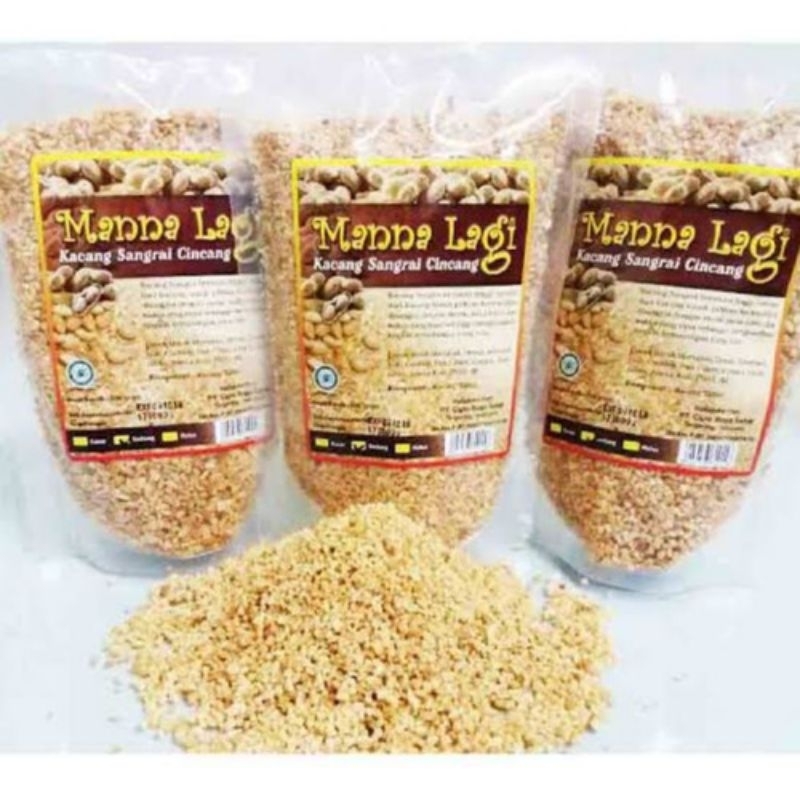 

Manna Lagi kacang sangrai cincang cacah sedang peanut crunchy 500 gram