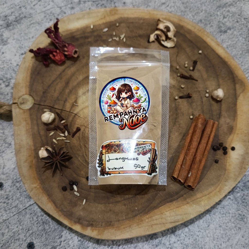 

Laos Lengkuas Bubuk / Ground Alpinia 50gr 100gr REMPAHNYA NDOE 100% Rempah Berkualitas