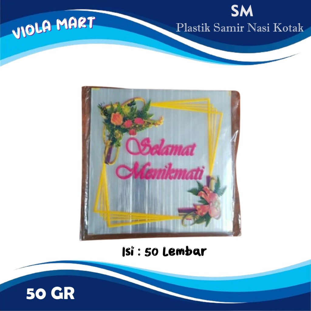 Plastik SAMIR Nasi Kotak Selamat Menikmati TERLARIS